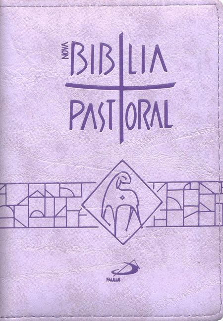 Nova Bíblia Pastoral - Bolso - Zíper Lilás