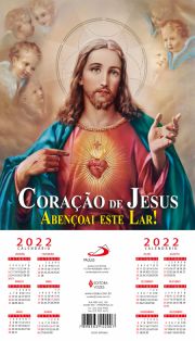 Folhinha Sagrado Coração de Jesus 2022