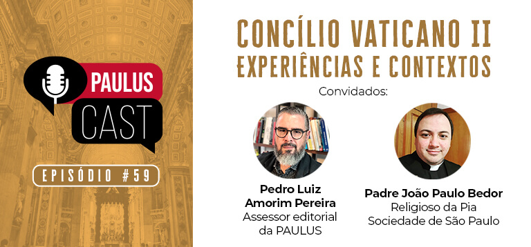 Banner Podcast Concílio Vaticano II